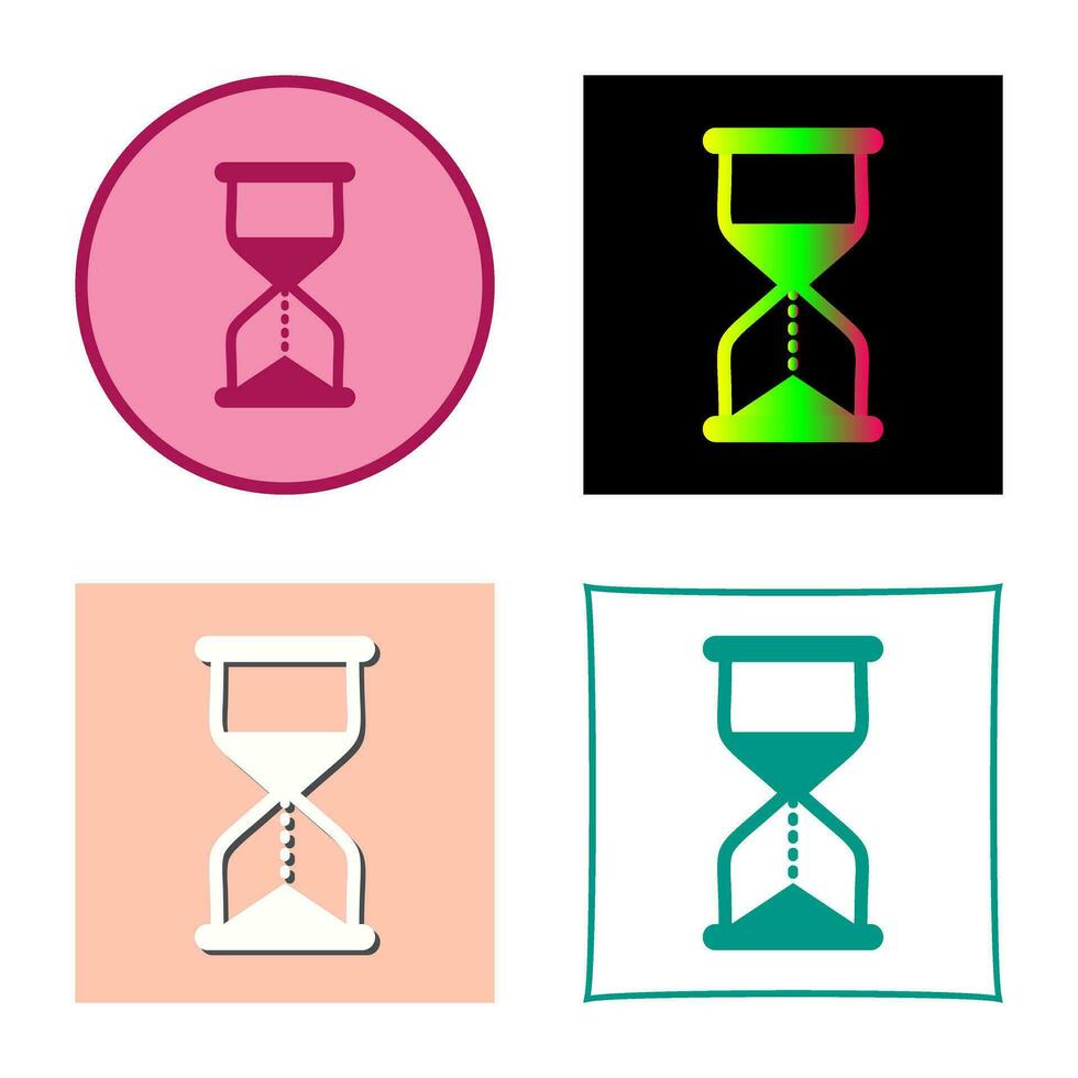 icono de vector de reloj de arena