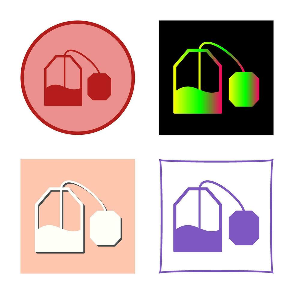 Tea Bag Vector Icon