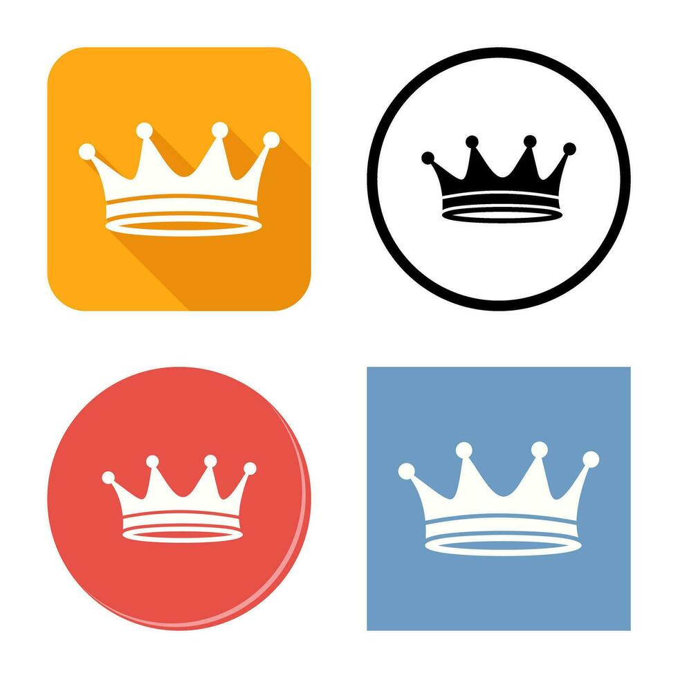 King Crown Vector Icon