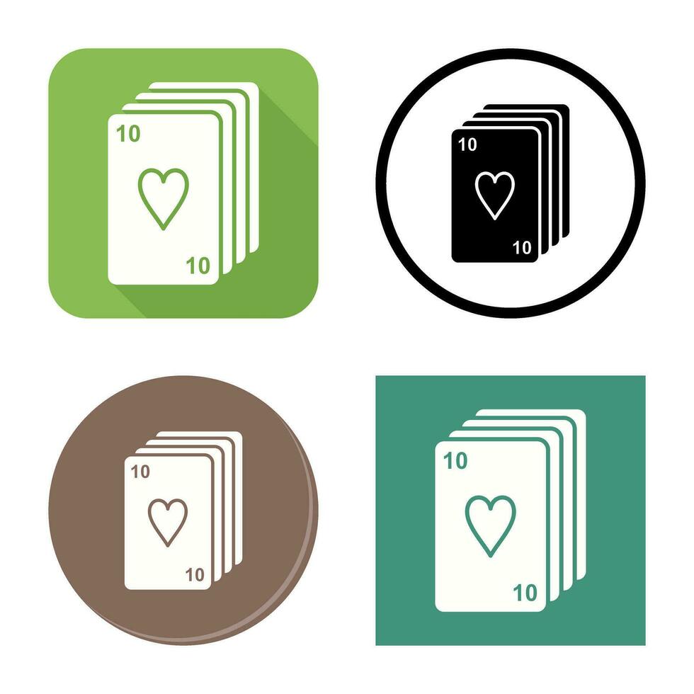 Deck of Cards Vector Icon