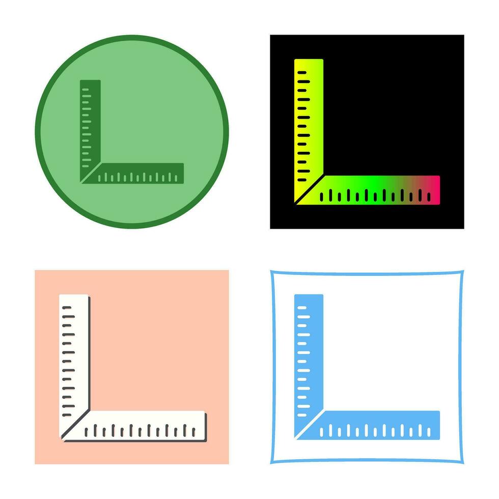 square Ruler Vector Icon
