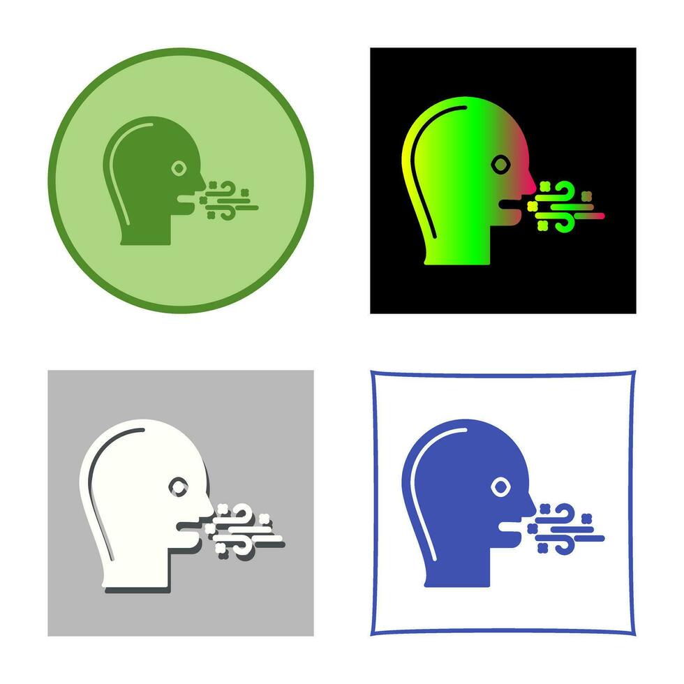 Bad Breath Vector Icon