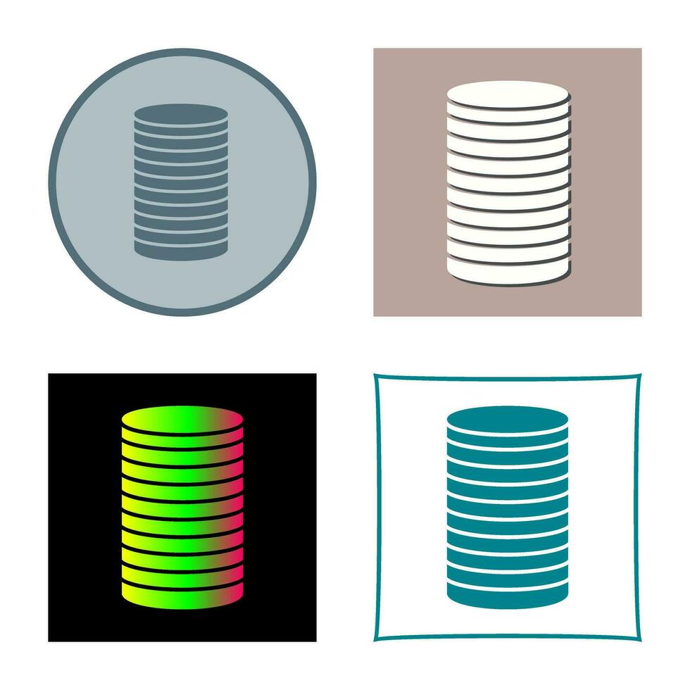 Stack of Coins Vector Icon