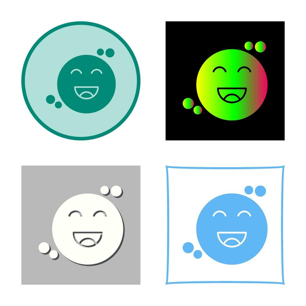 Happiness Vector Icon