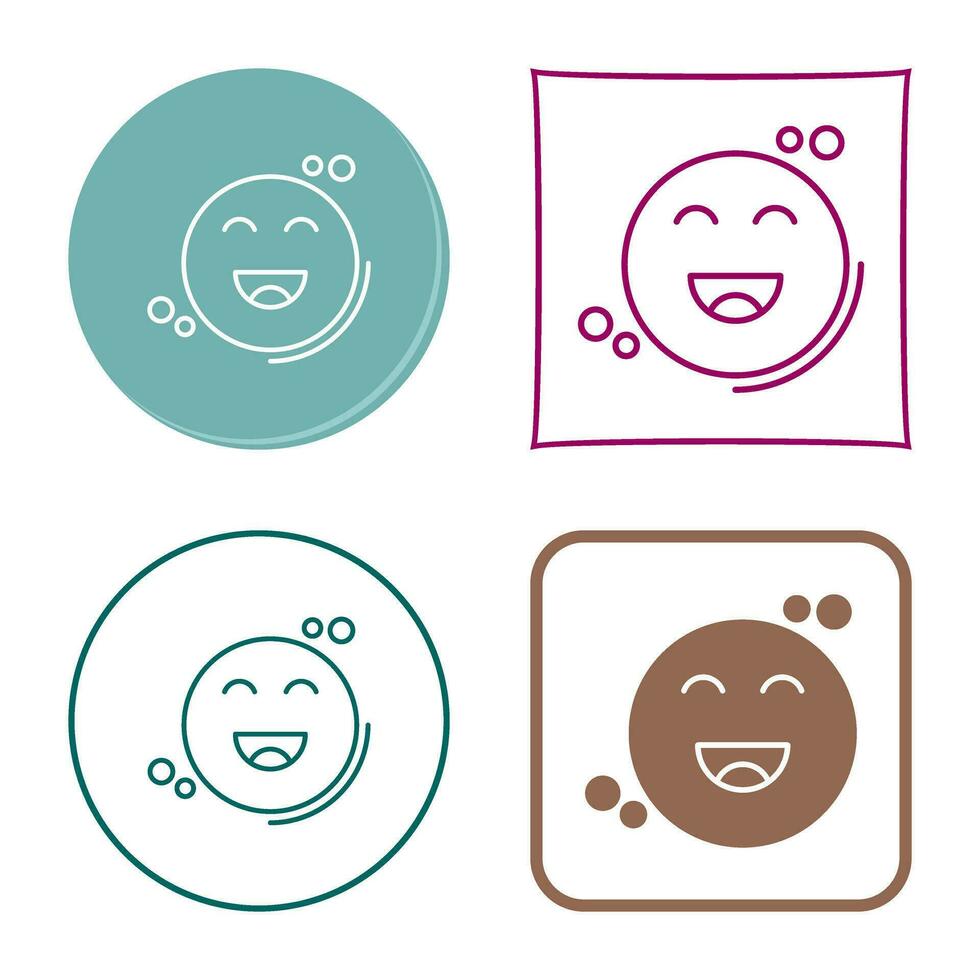 Happiness Vector Icon