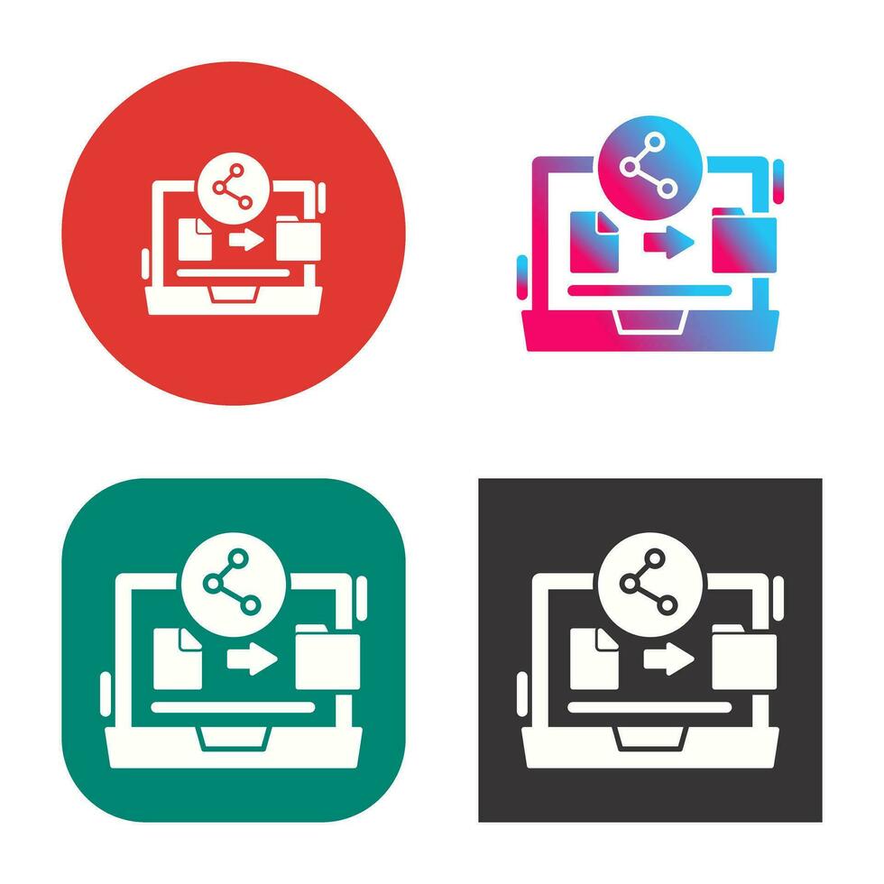 File Share Vector Icon