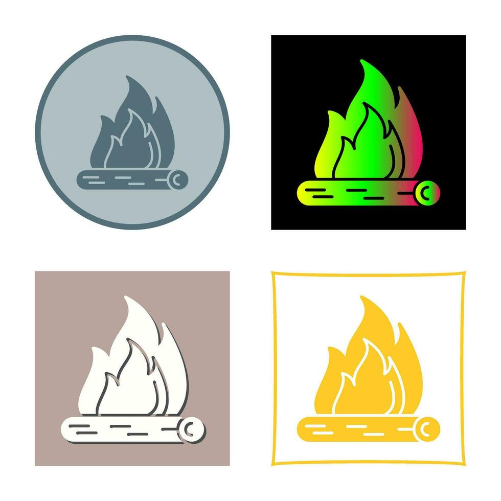 icono de vector de fuego