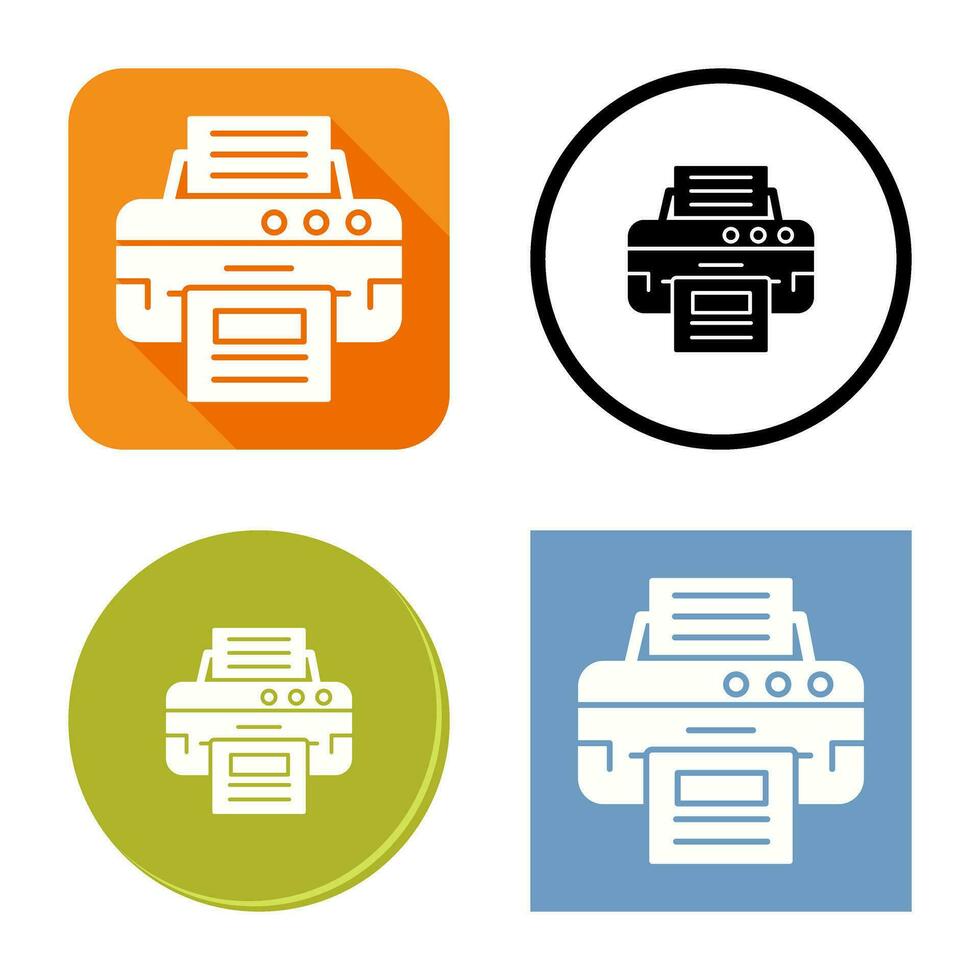 Printer Vector Icon