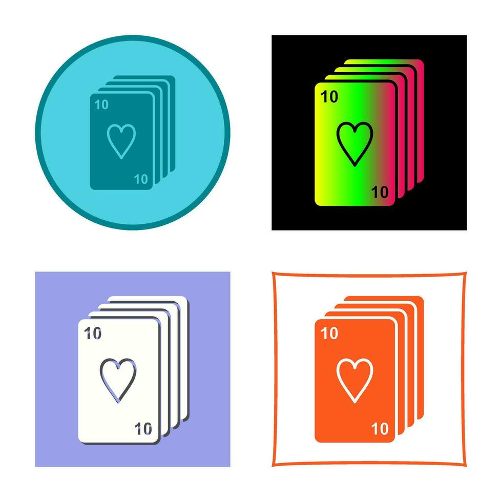 Deck of Cards Vector Icon