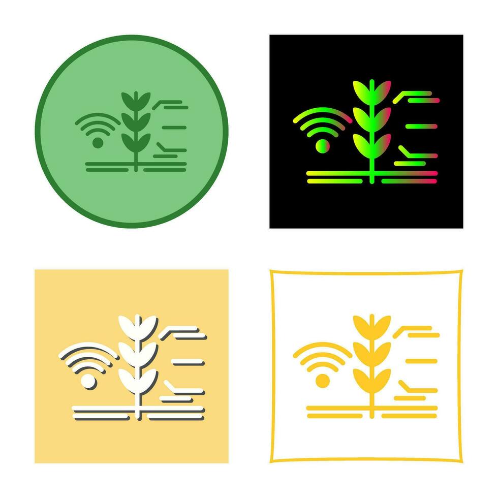 Smart Farm Vector Icon