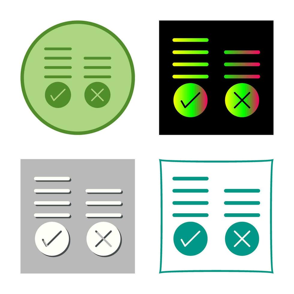 Voting Result Vector Icon