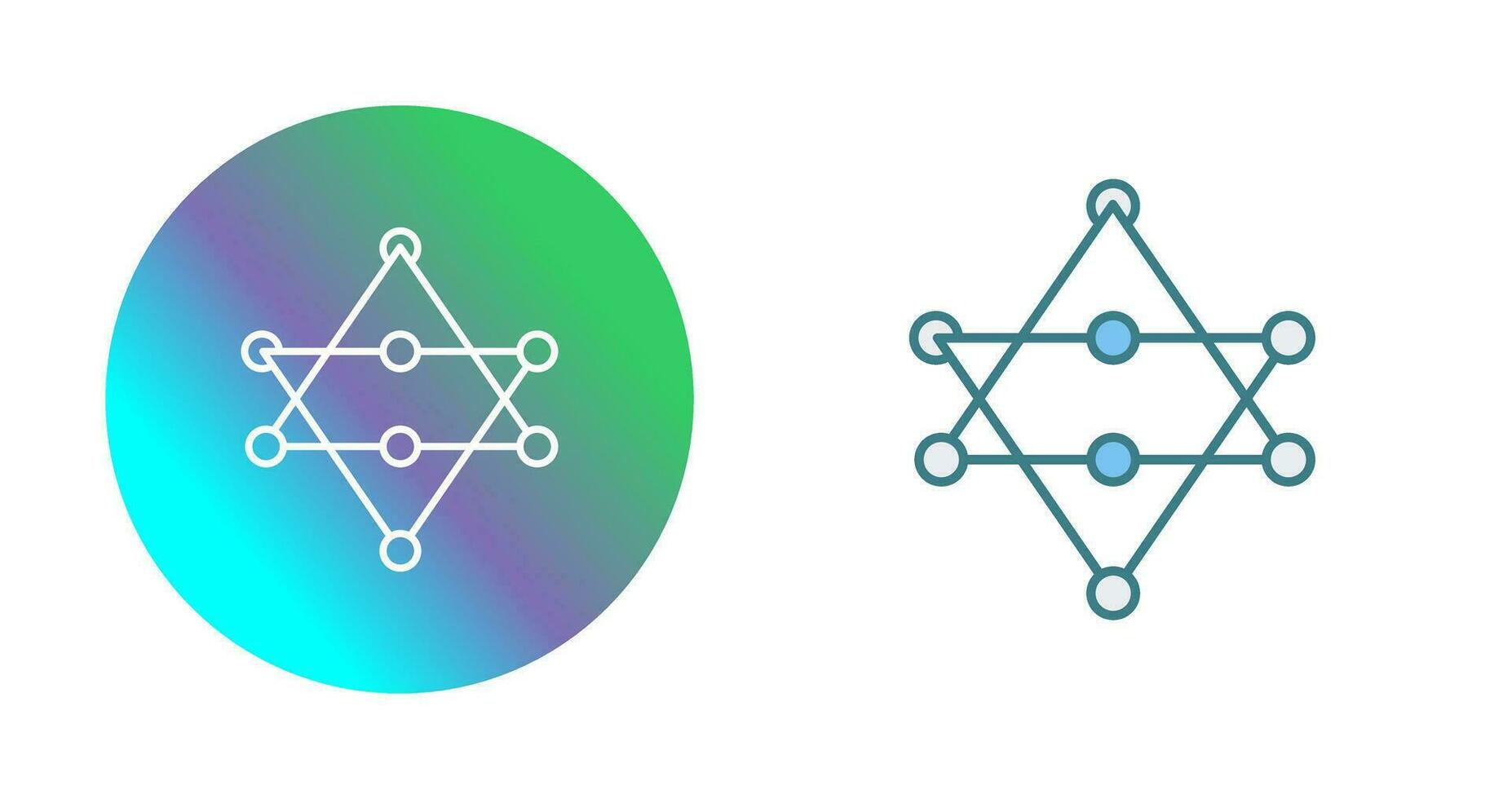 Unique Networks Vector Icon