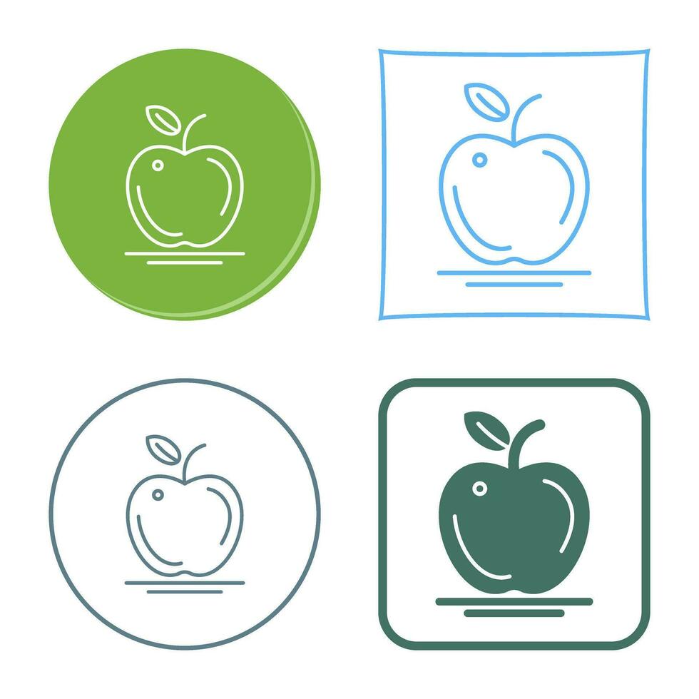 icono de vector de manzana