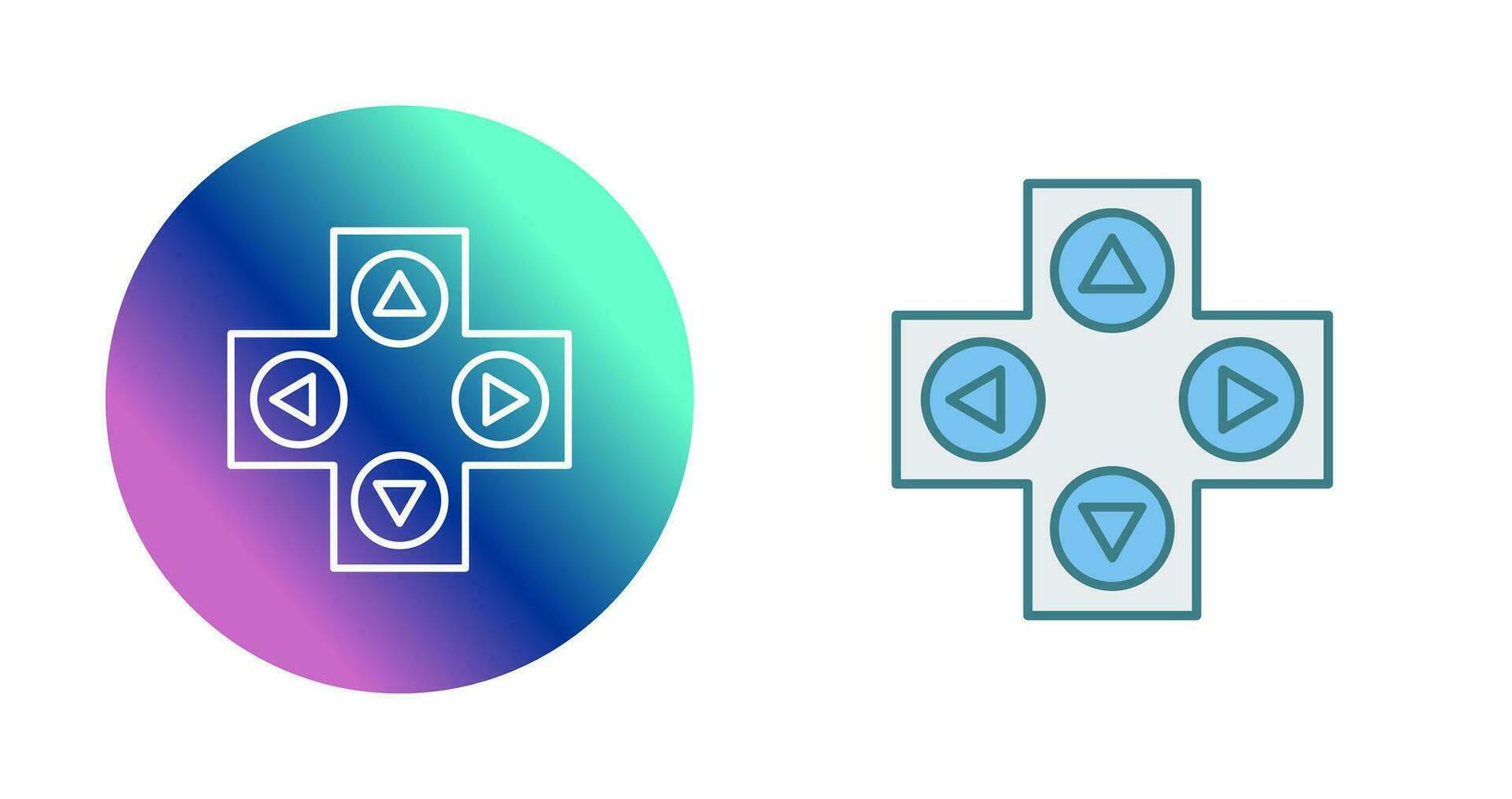 Unique Gaming Control Vector Icon