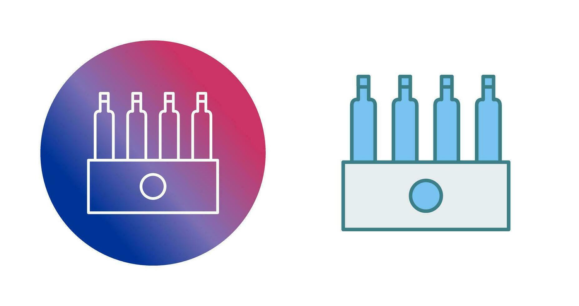 Unique Pack of Beers Vector Icon