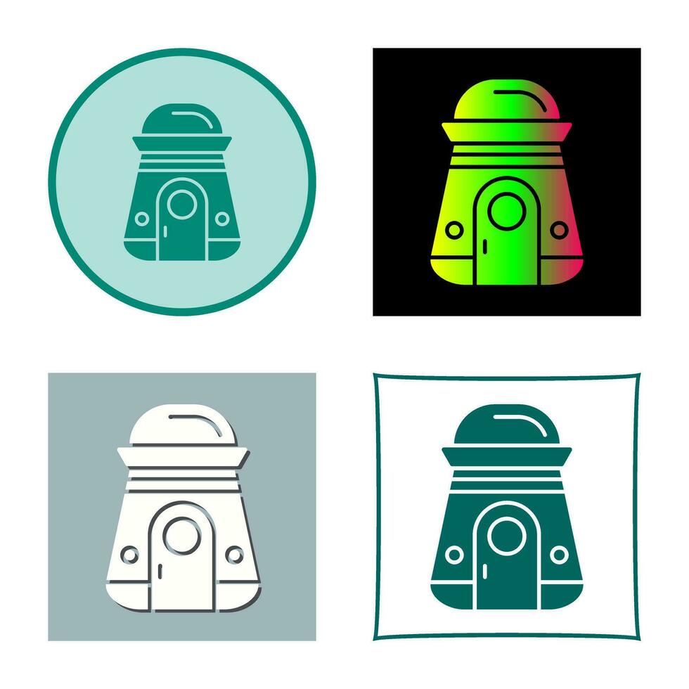 Space Capsule Vector Icon