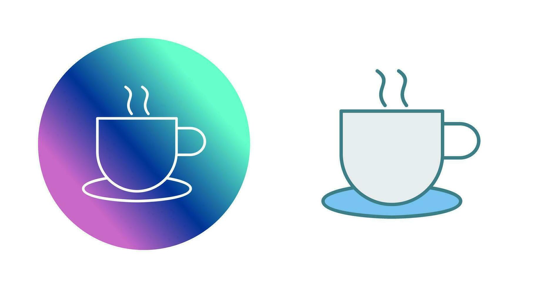 Unique Hot Coffee Vector Icon