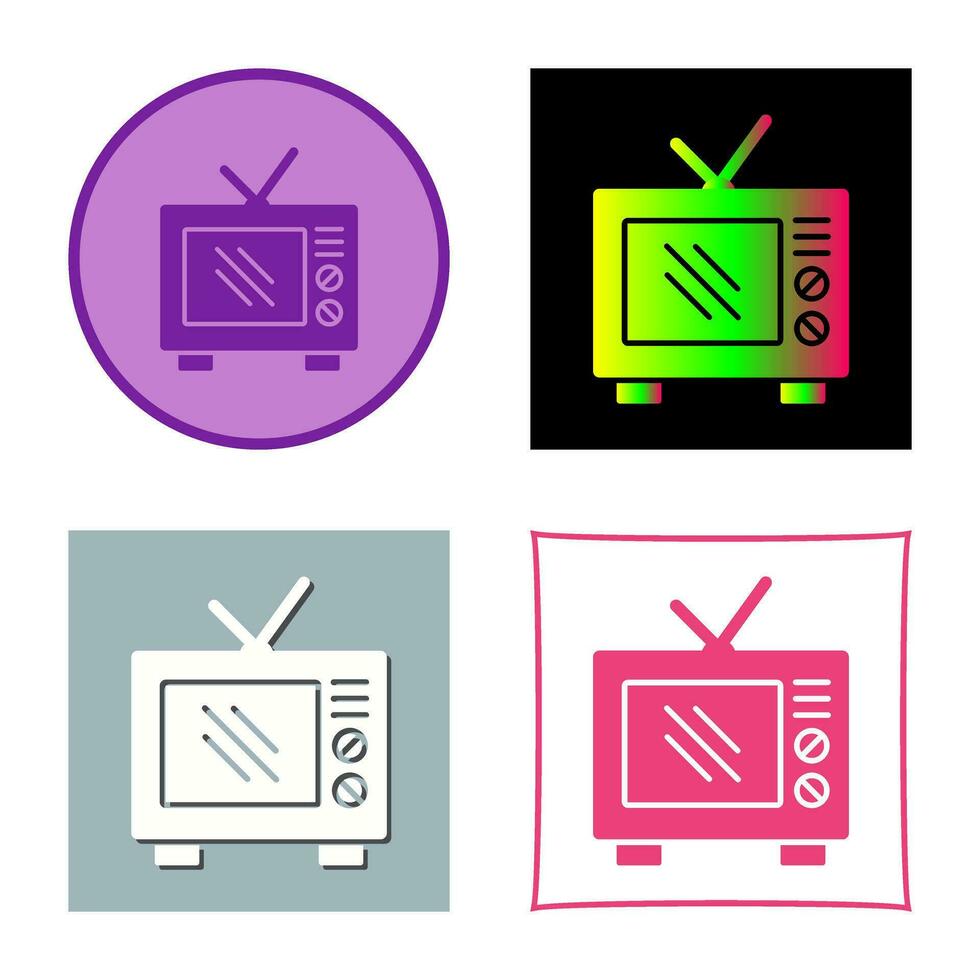 Old TV Vector Icon