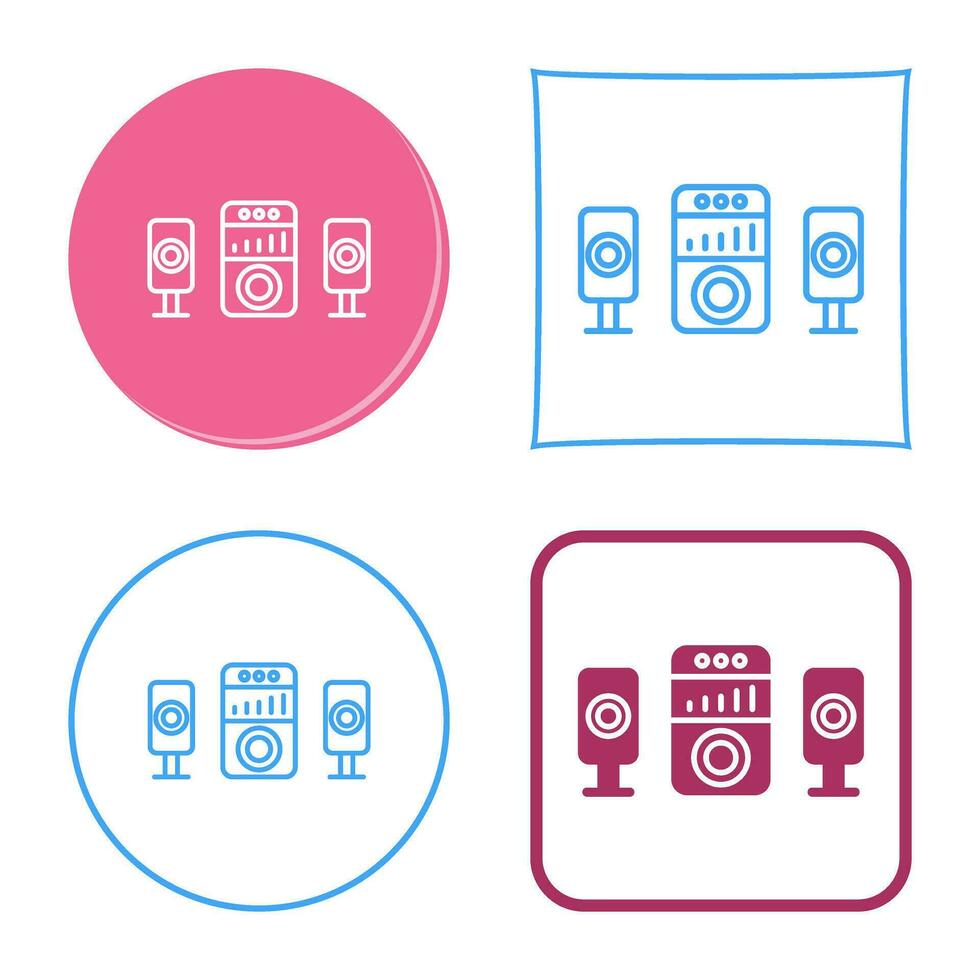 Sound System Vector Icon