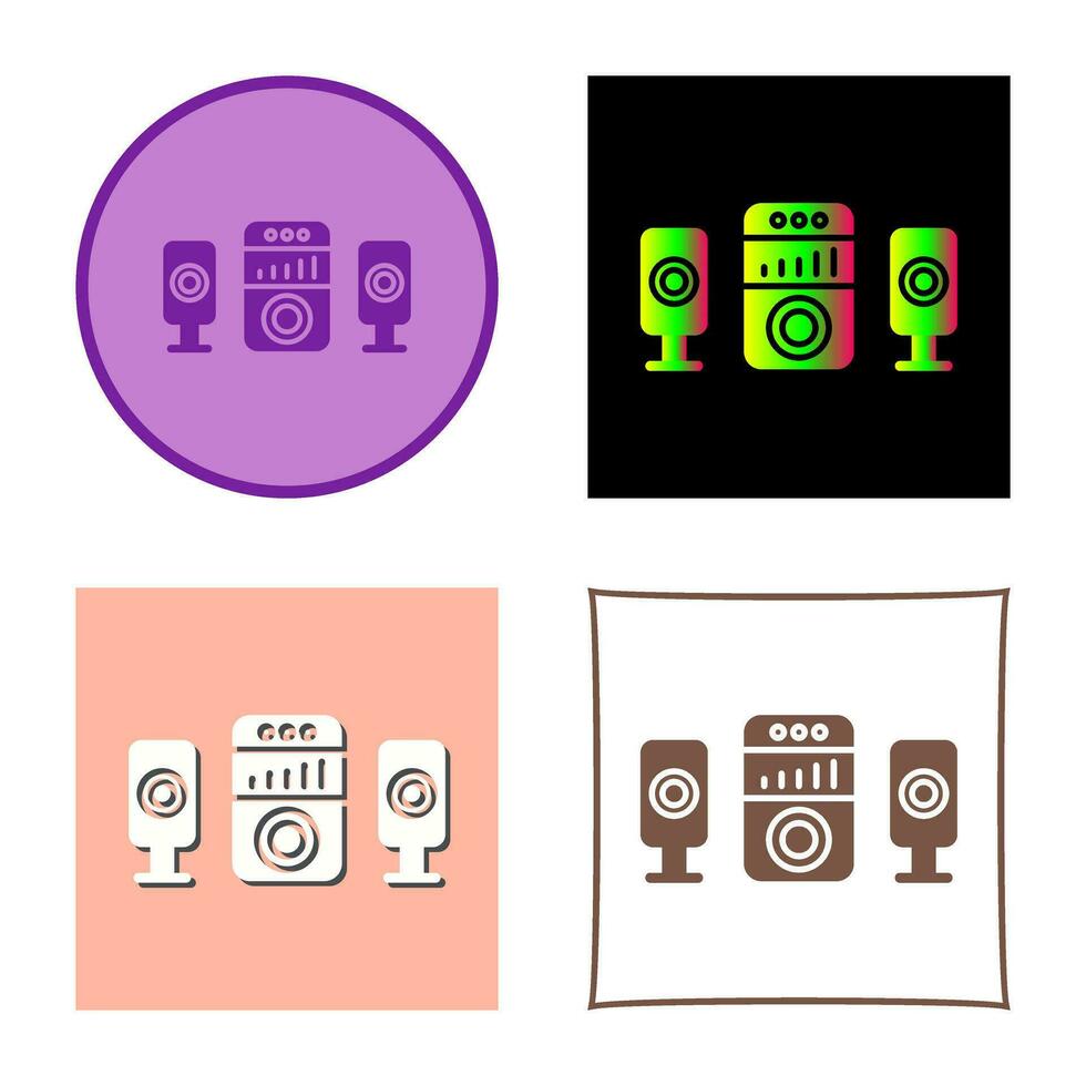 Sound System Vector Icon