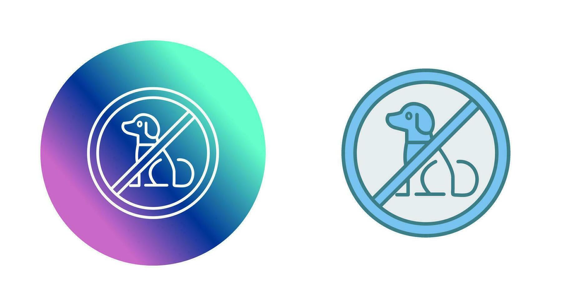 No Pets Vector Icon