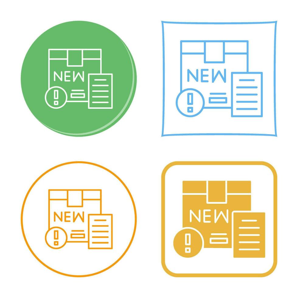 New Product Vector Icon