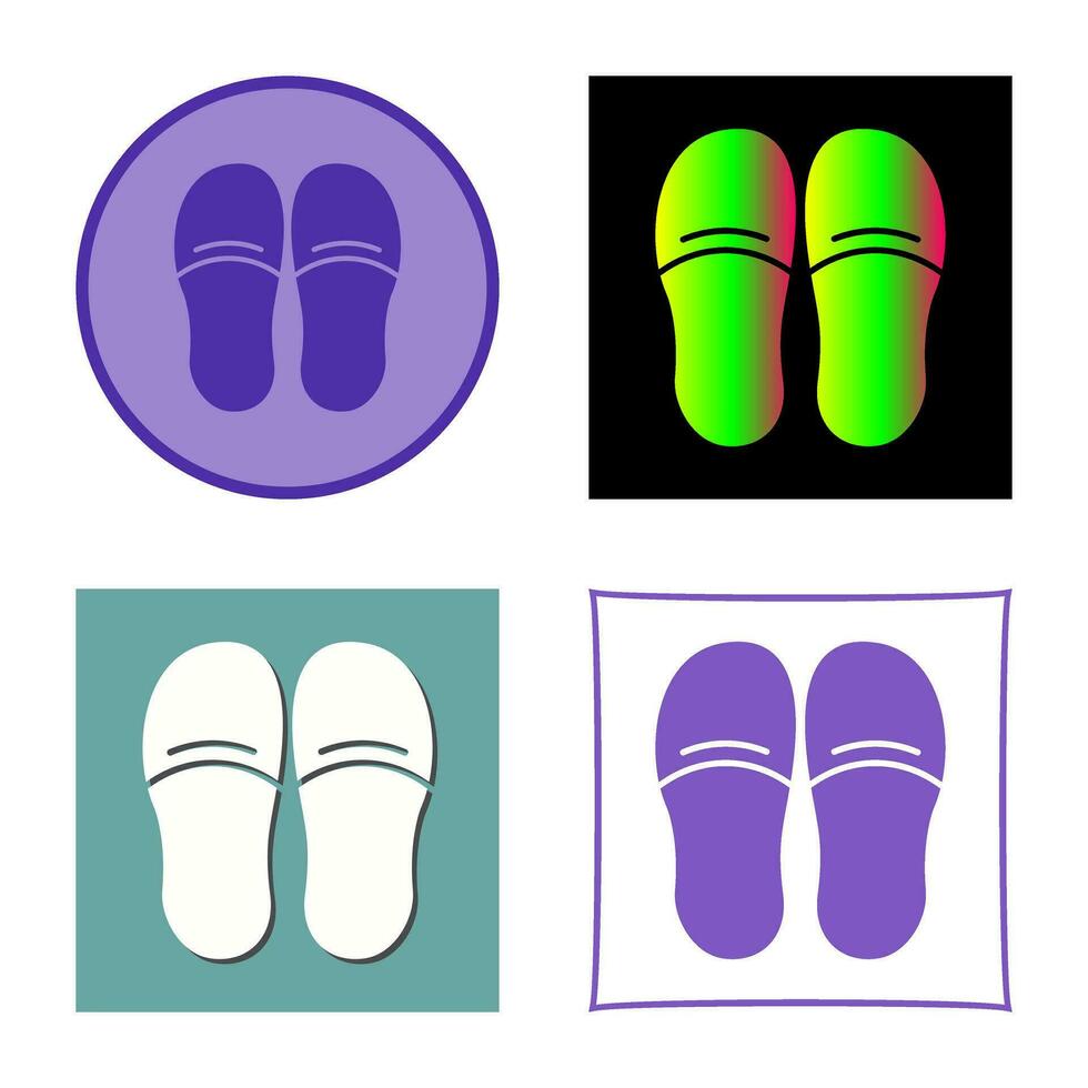 Slippers Vector Icon