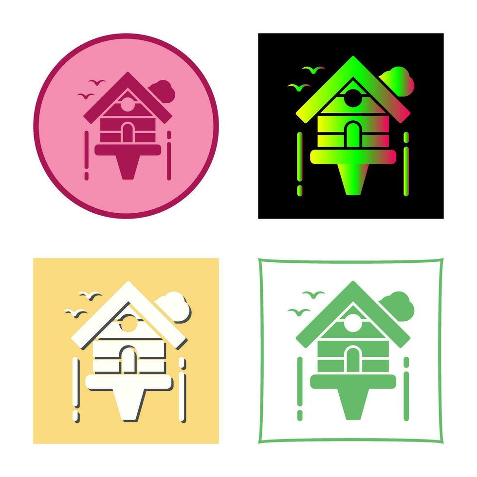 Birdhouse Vector Icon