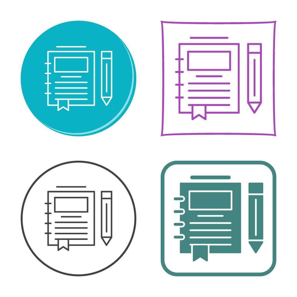 Journal Vector Icon