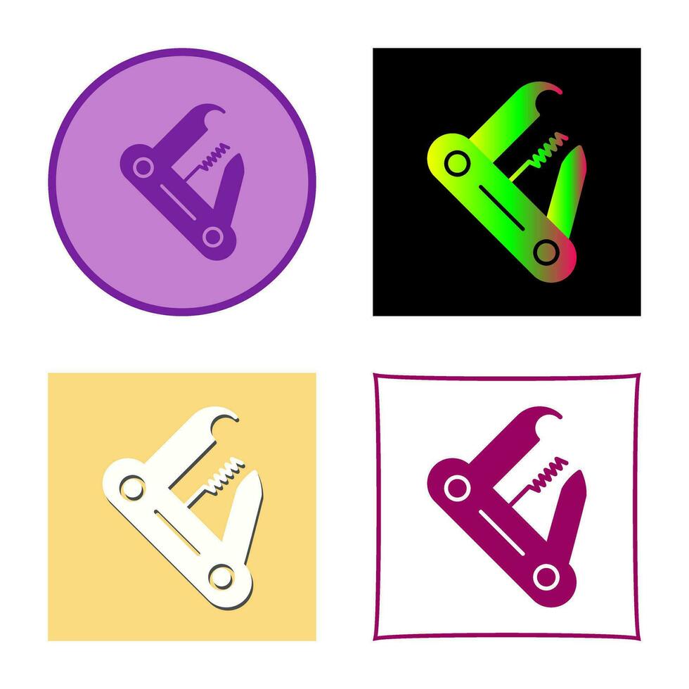 Swiss Army Knife Vector Icon