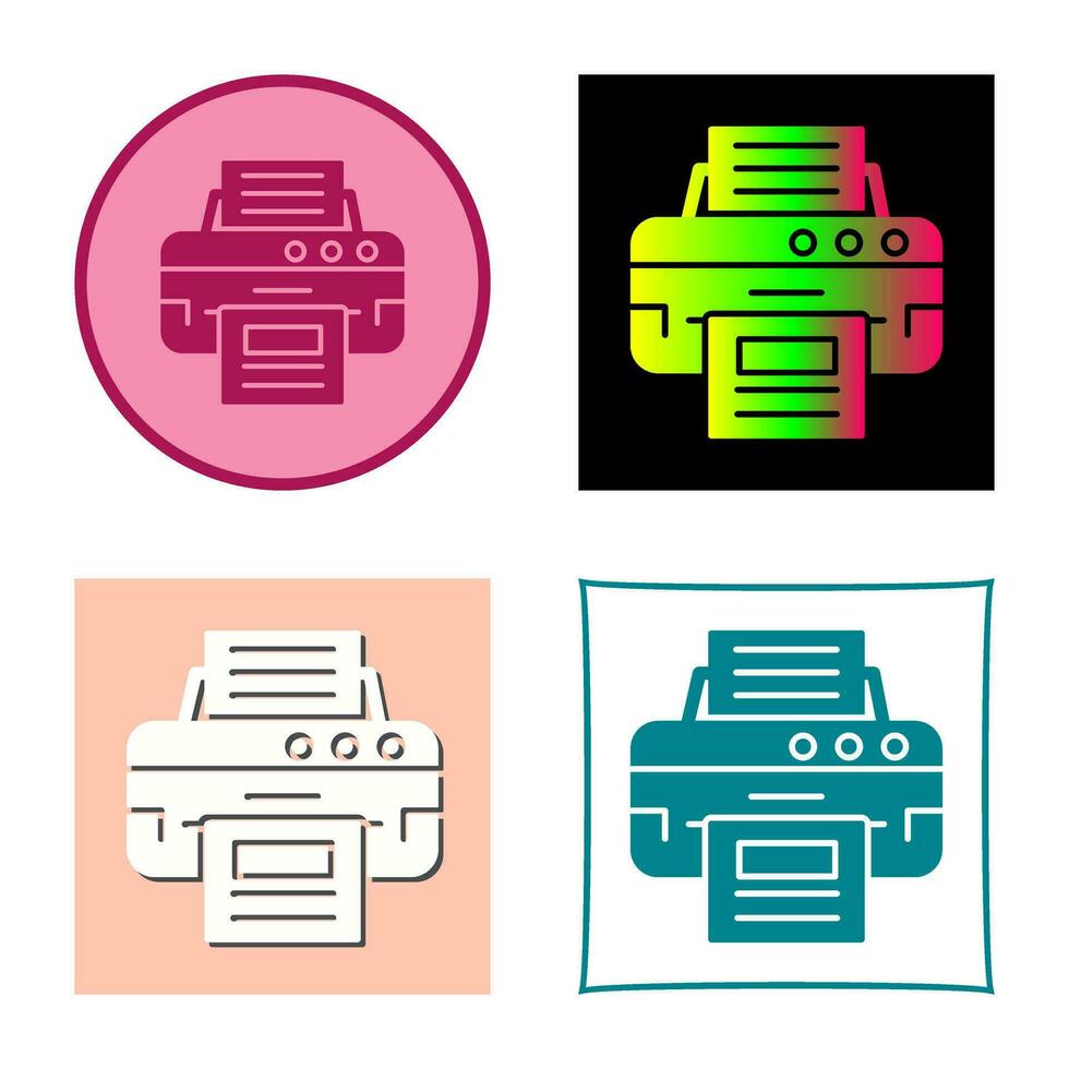 Printer Vector Icon