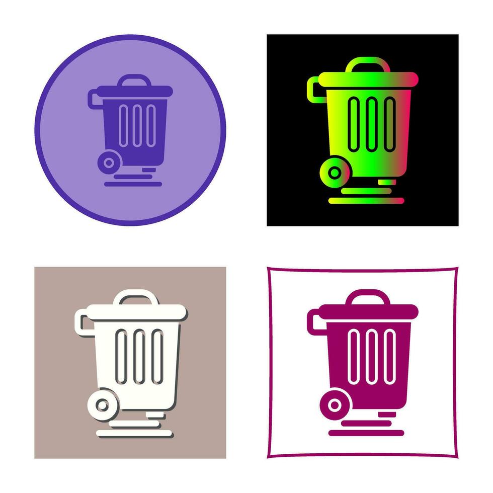 Dustbin Vector Icon