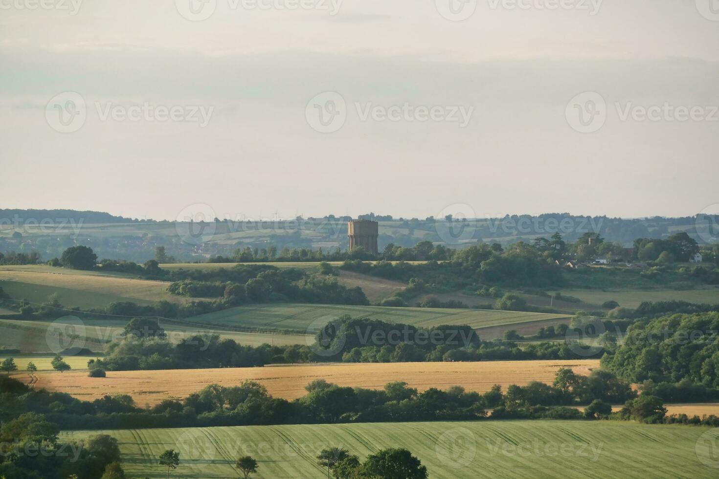 Most Beautiful British Countryside Landscape at Sharpenhoe Clappers Valley of England Luton, UK. Image Was captured on June 24th, 2023 photo
