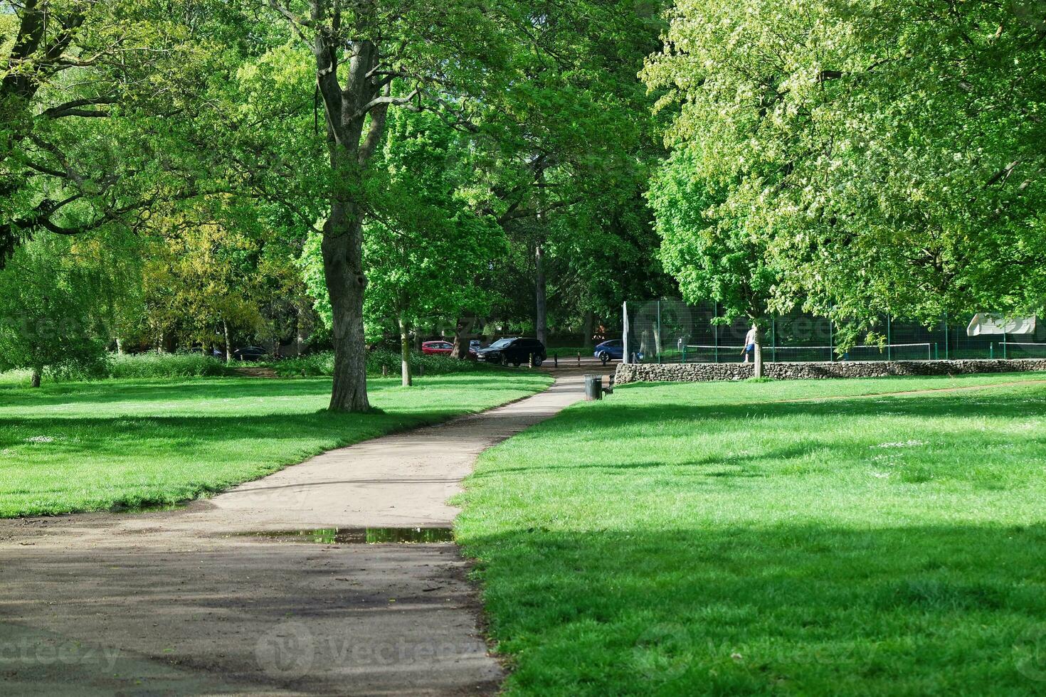 Low Angle View of Wardown Museum Public Park of Luton, England UK. Image Captured on May 10th, 2023 photo