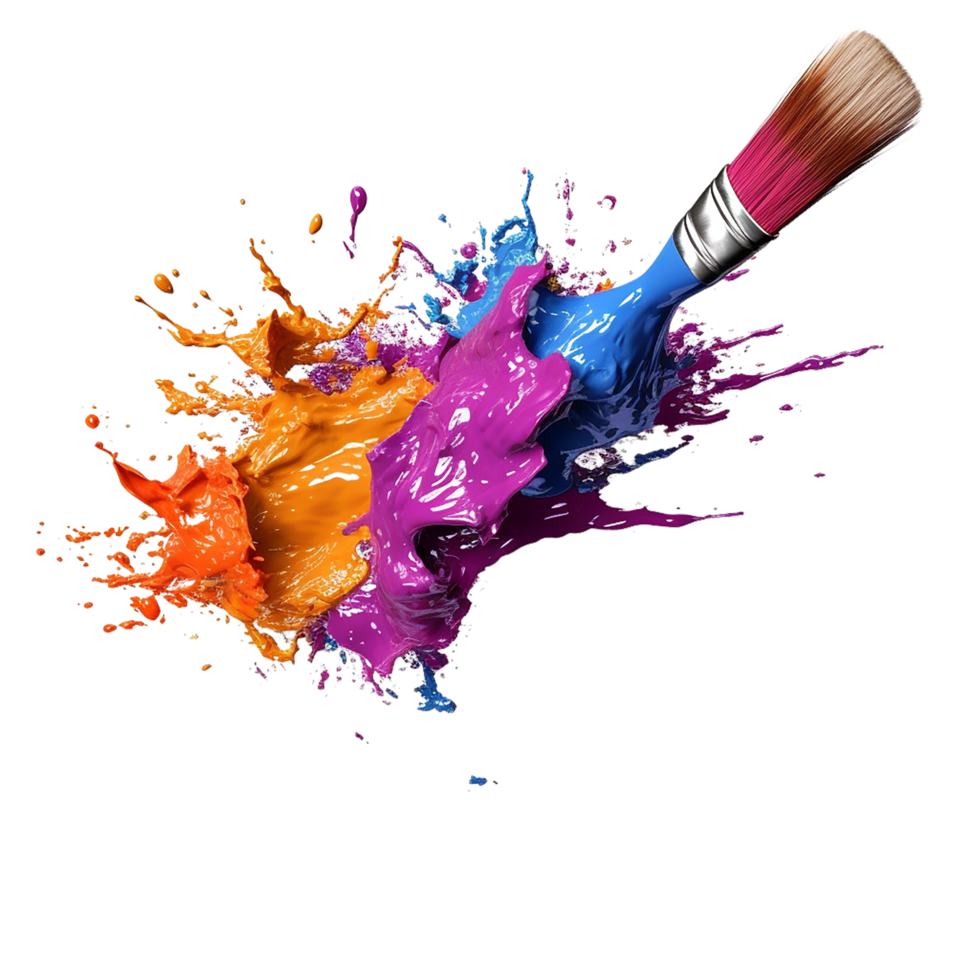 Brush Splash Paint Brush Splash Paint Brush Splash Png Transparent Brush Splash Paint Brush Splash Paint Brush Splash Transparent Background Ai Generative Free Png
