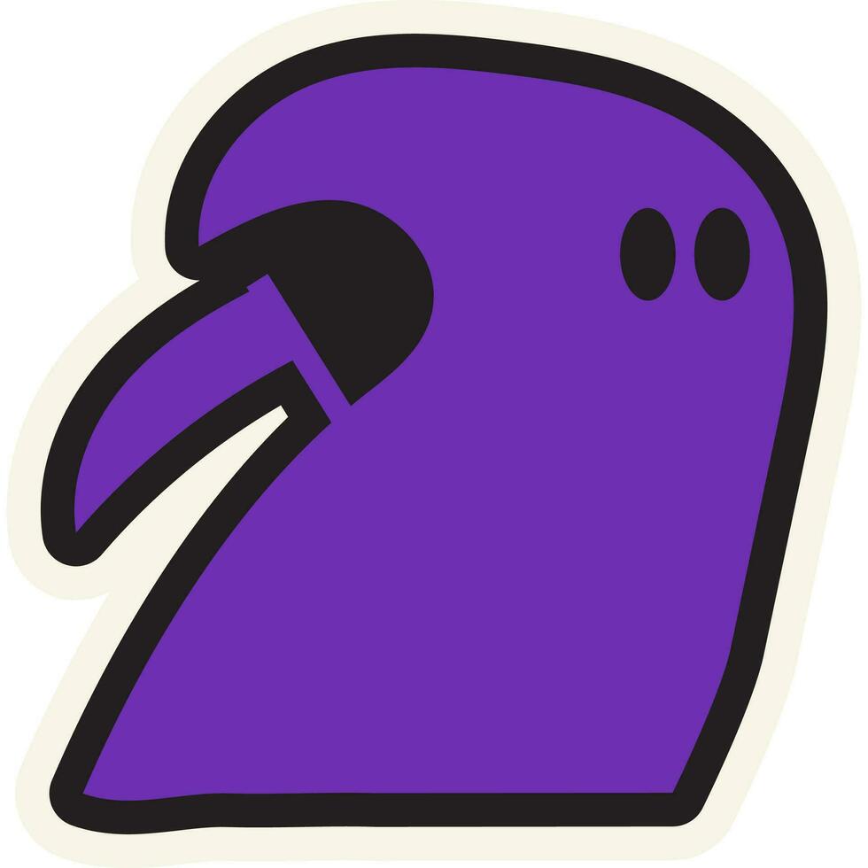 Halloween Stroked Reaper Cloak With Scythe Sticker vector