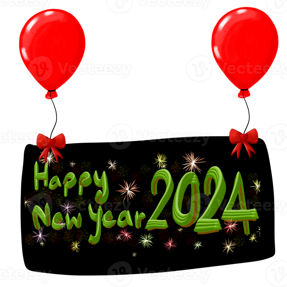 happy new year 2024 png