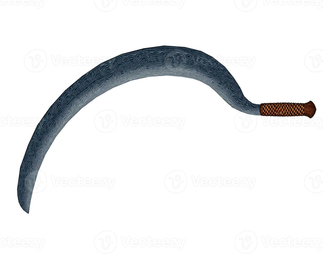 Sickle - 3D render photo