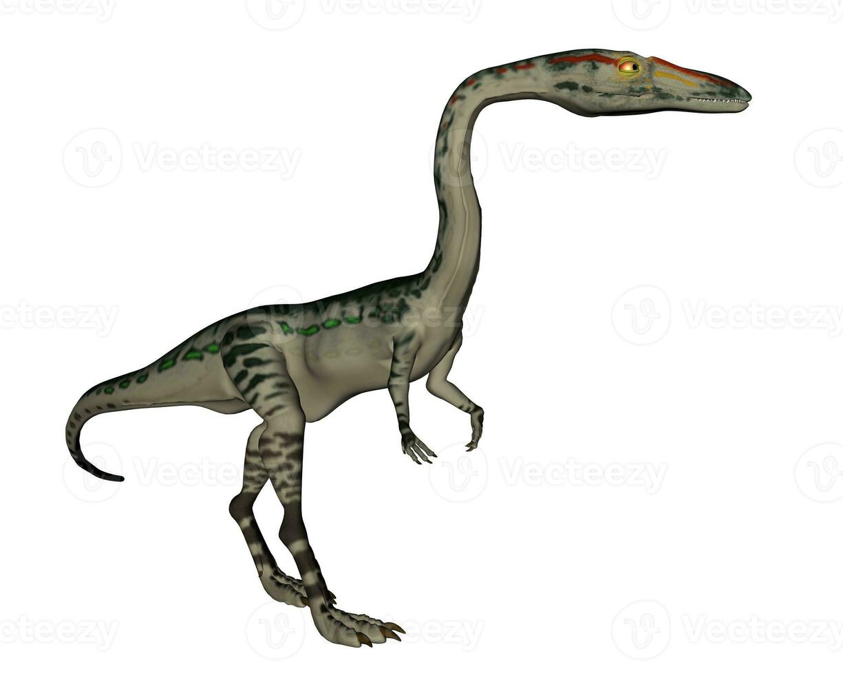 Coelophysis dinosaur - 3D render photo