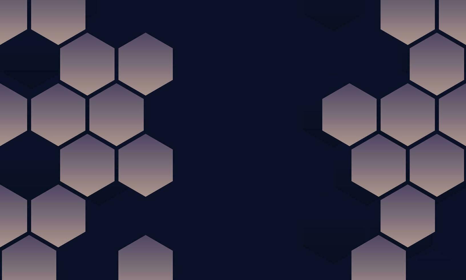 Technology background with hexagonal. vector