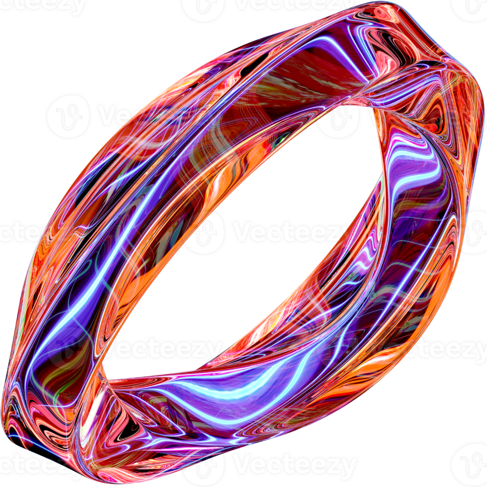 Abstract Lightning In Glass Shapes 30964372 PNG