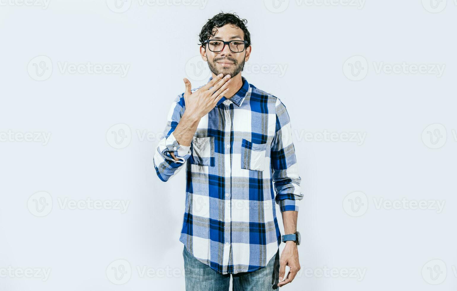 People gesturing THANK YOU in sign language isolated. Deaf and dumb person gesturing THANK YOU in sign language. Gesticulation of THANKS in sign language. Nonverbal communication concept photo