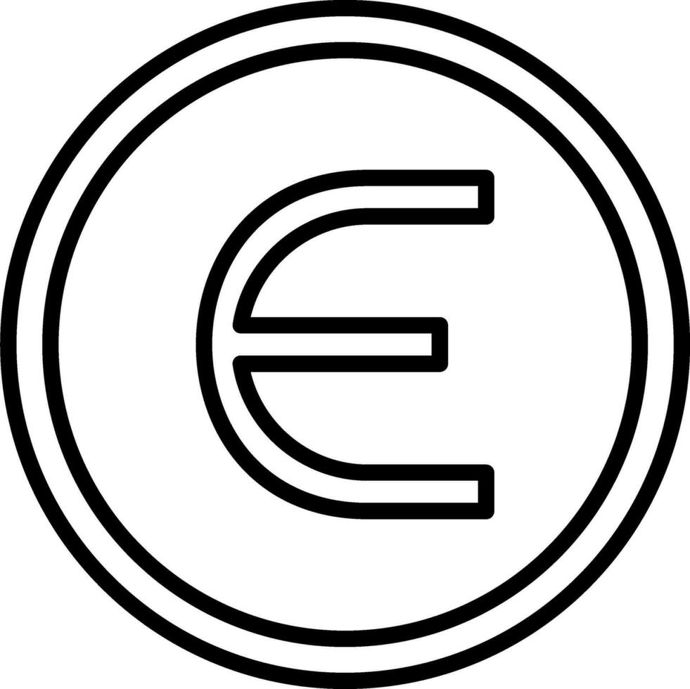 Epsilon Vector Icon