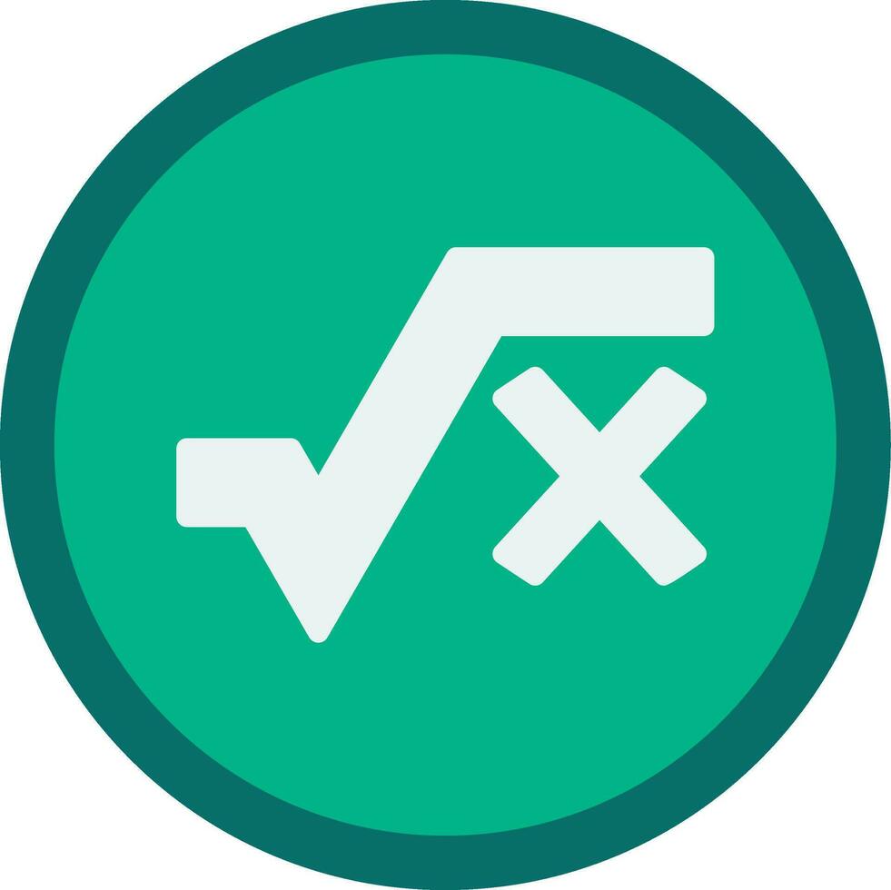 Square Root Vector Icon