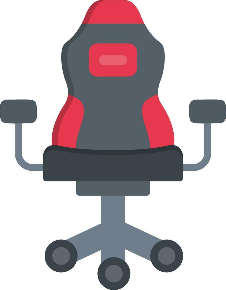 icono de vector de silla de juego