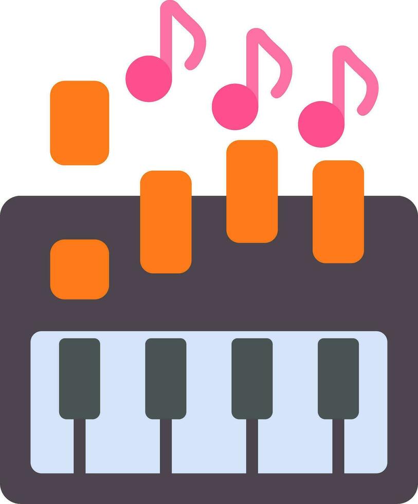 icono de vector de juego de música