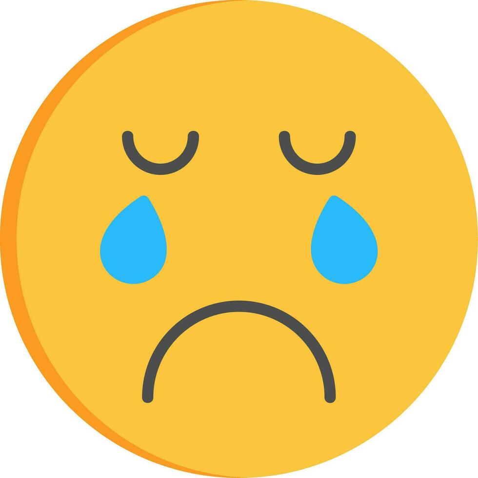 Crying Vector Icon
