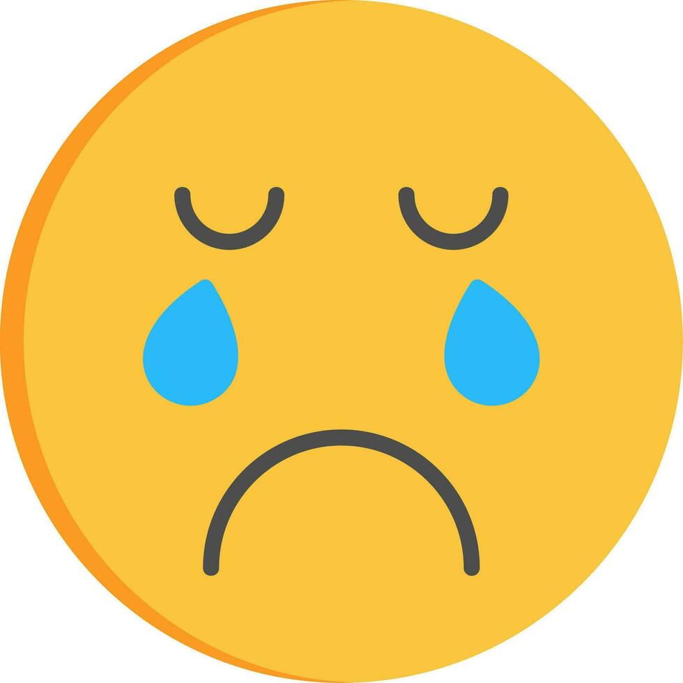 Crying Vector Icon