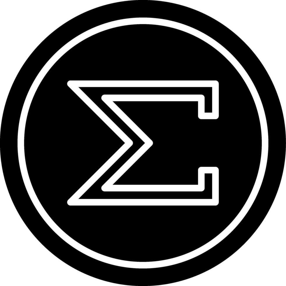 Sum Vector Icon