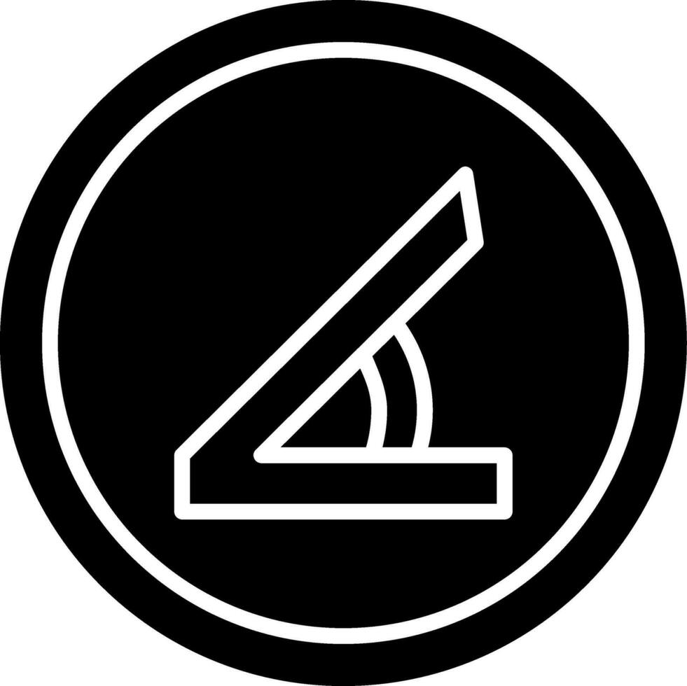 Acute Angle Vector Icon